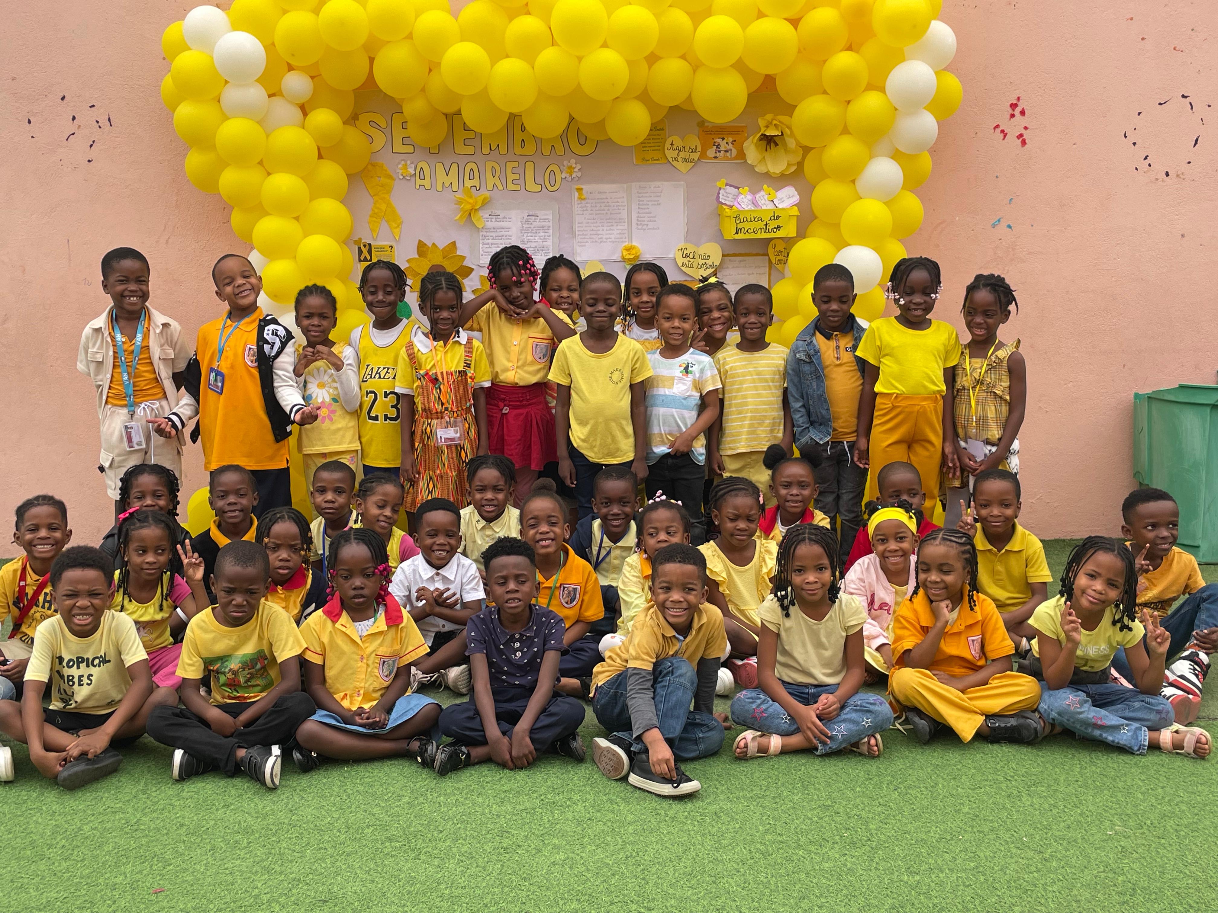 Colégio Anunciação Kilamba Realiza Actividade Especial em Apoio ao Setembro Amarelo.